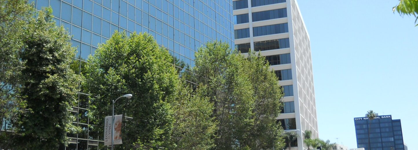 Office buildings on Ventura Boulevard in Encino.