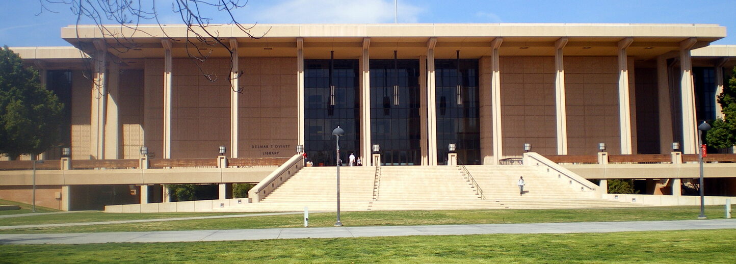 The Oviatt Library at Cal State Northridge.