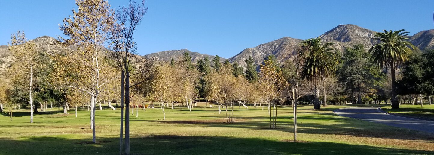 Veterans Memorial park in Sylmar.