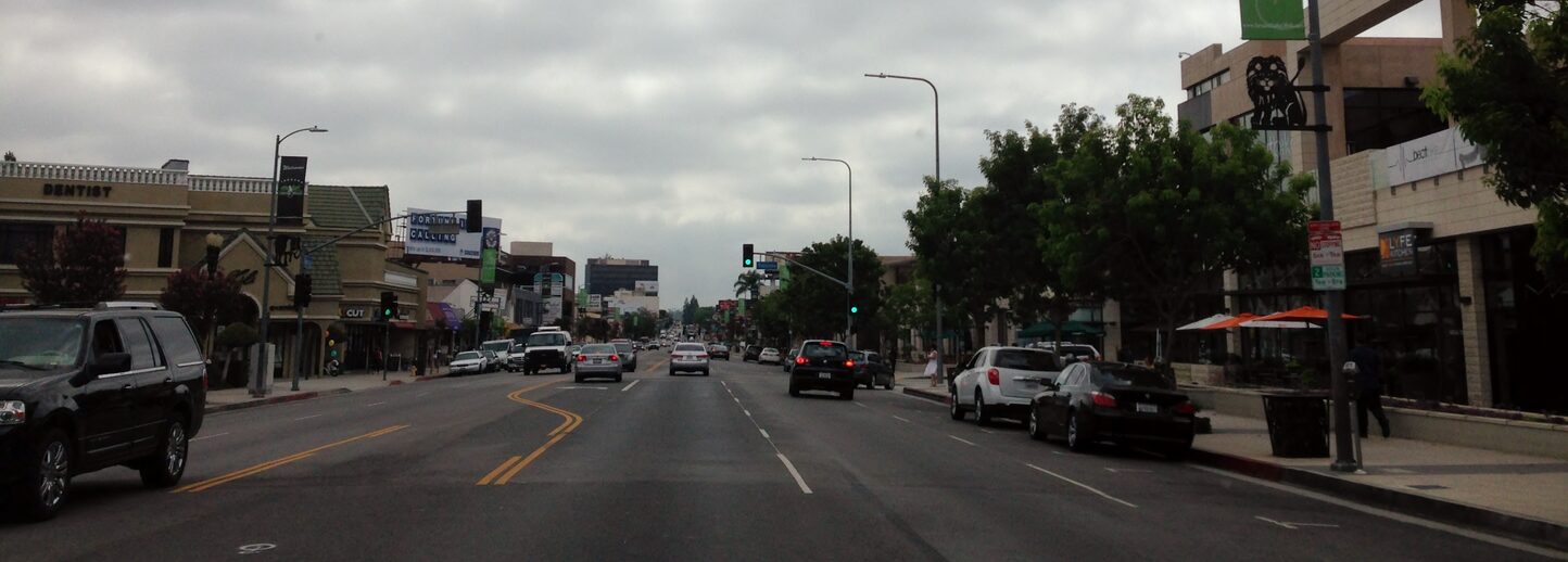 Ventura Boulevard in Tarzana.