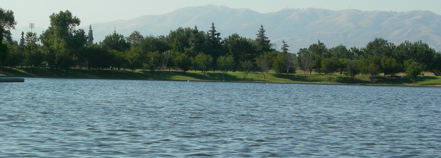 Lake Balboa in the Sepulveda Basin.