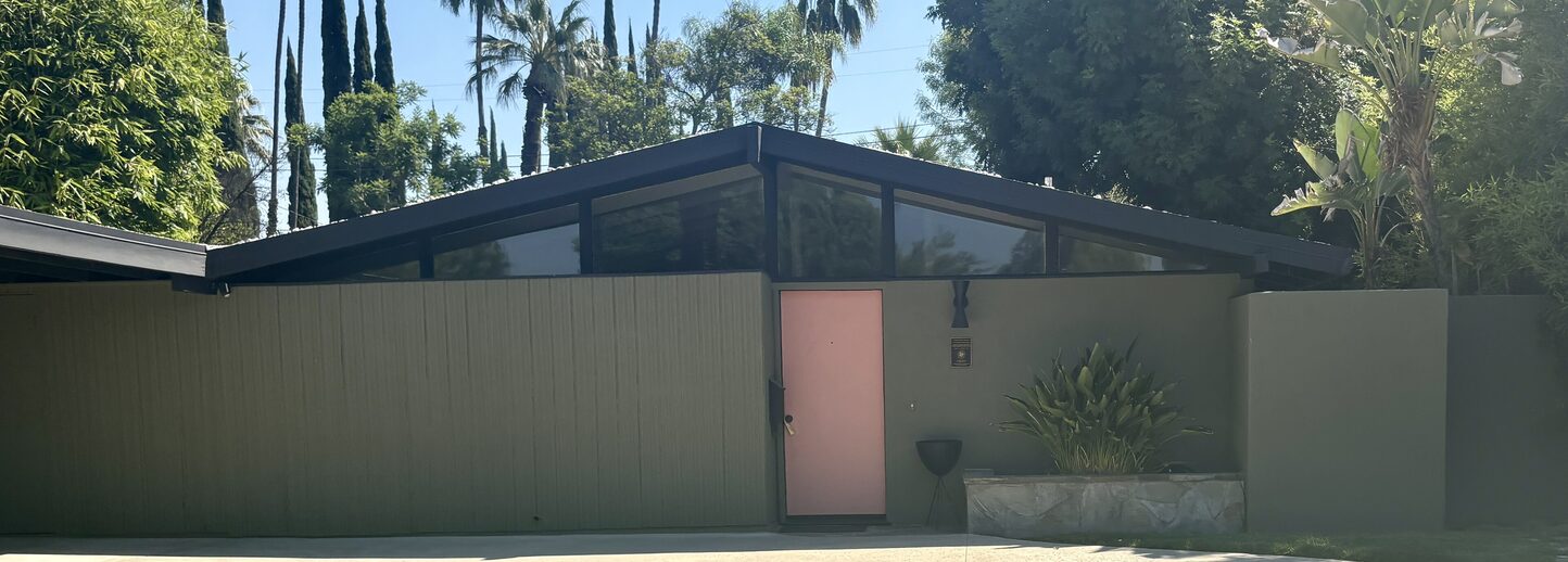 A mid-century house in Woodland Hills.